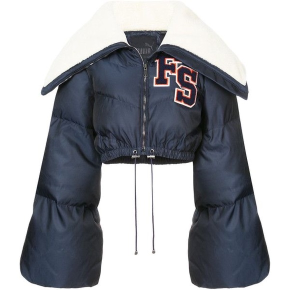 Rare Rihanna Fenty x Puma Oversized Cropped Puffer Jacket - Picture 6 of 6